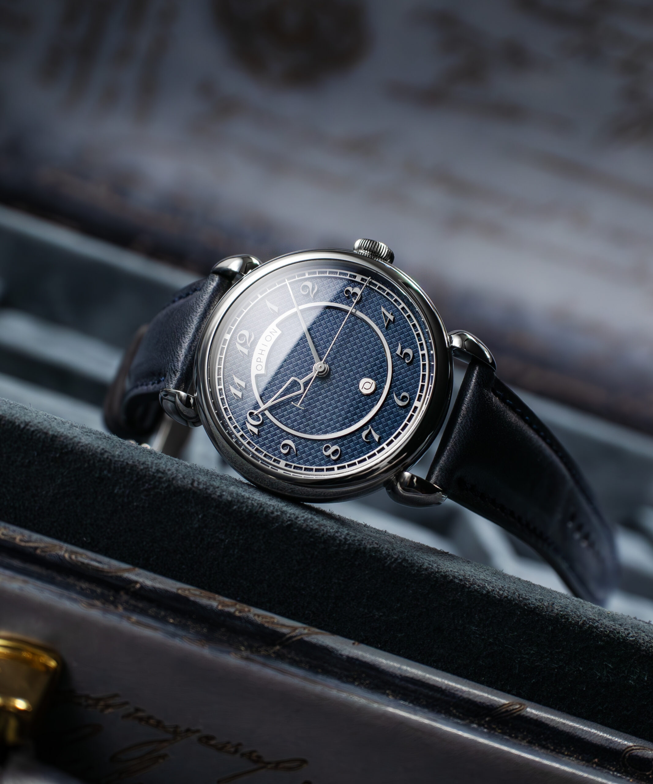 OPHION 786 VELOS Guilloche Blue – Chrono Theory – クロノセオリー