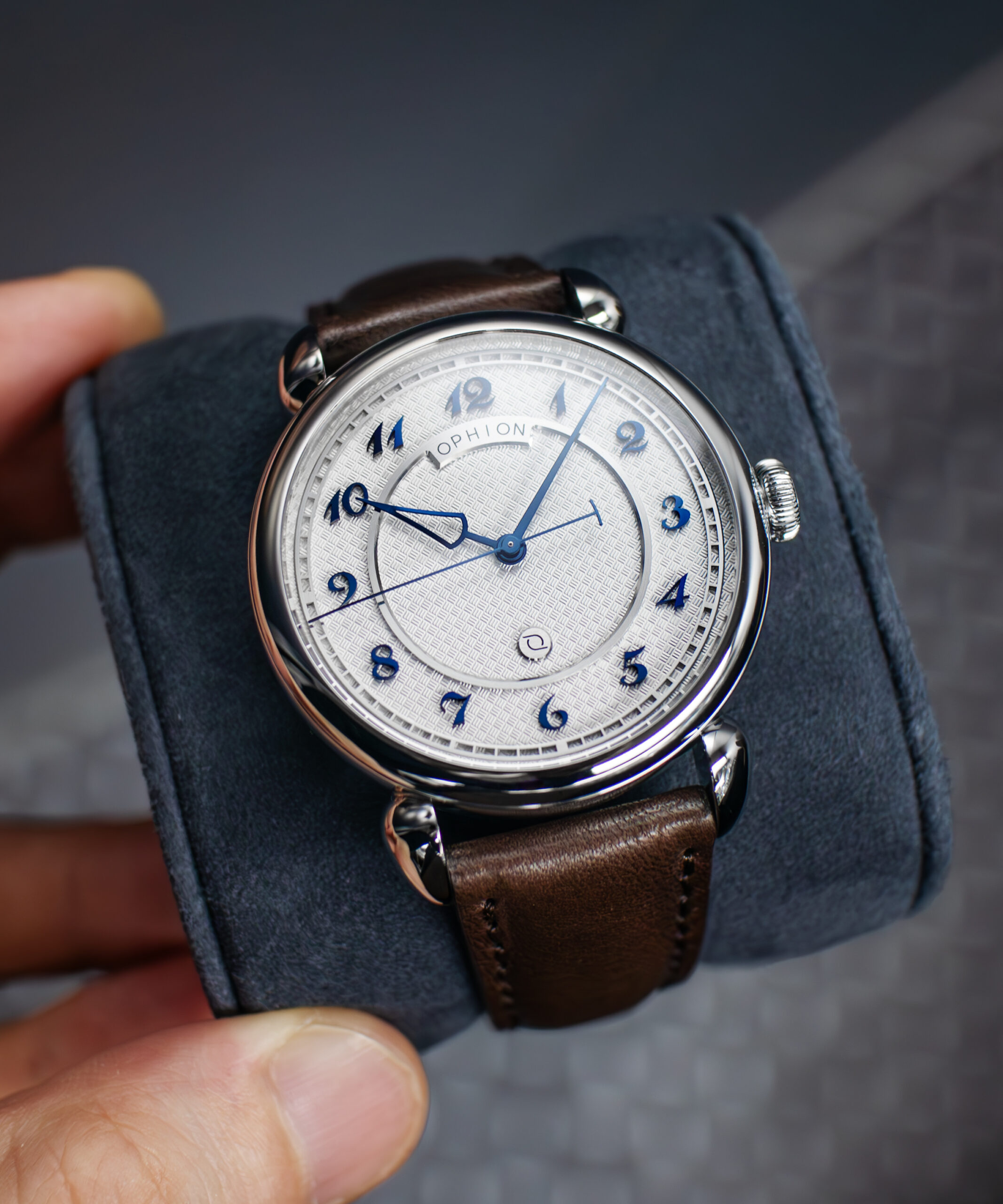 OPHION 786 VELOS Guilloche Silver – Chrono Theory – クロノセオリー