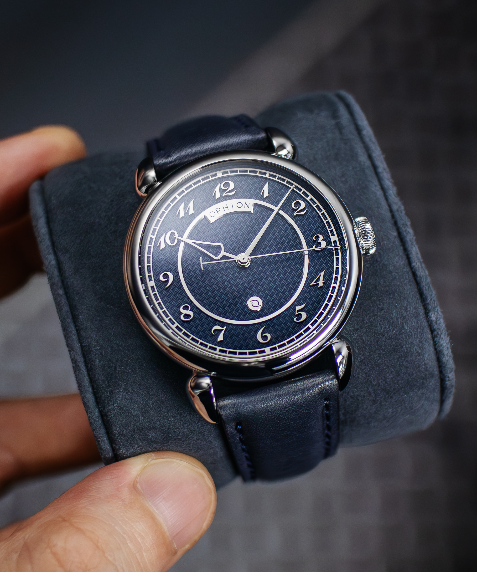 OPHION 786 VELOS Guilloche Blue – Chrono Theory – クロノセオリー 