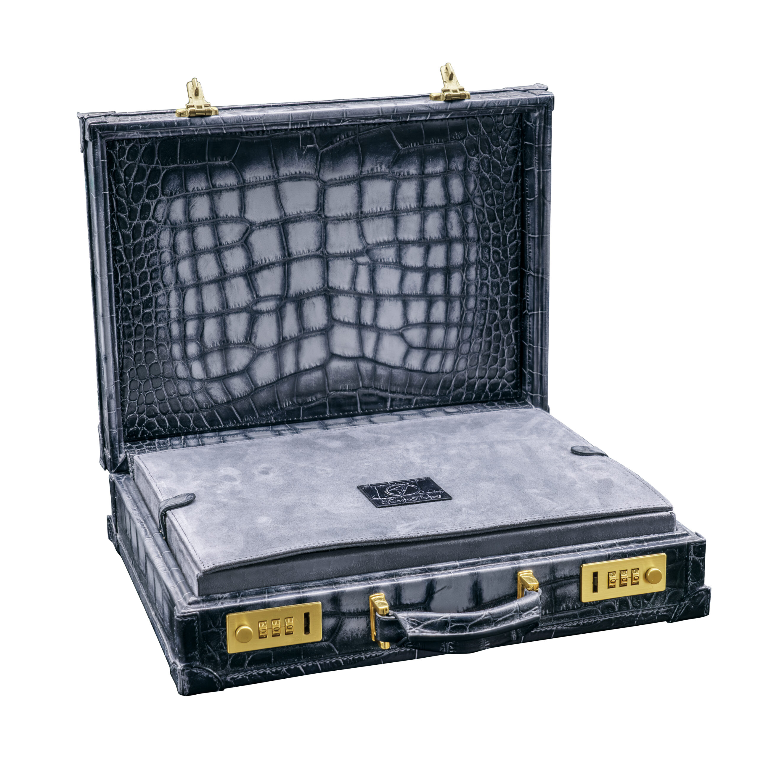 BOSPHORUS LEATHER WATCH CASE 15 CP PATINA GREY – Chrono Theory