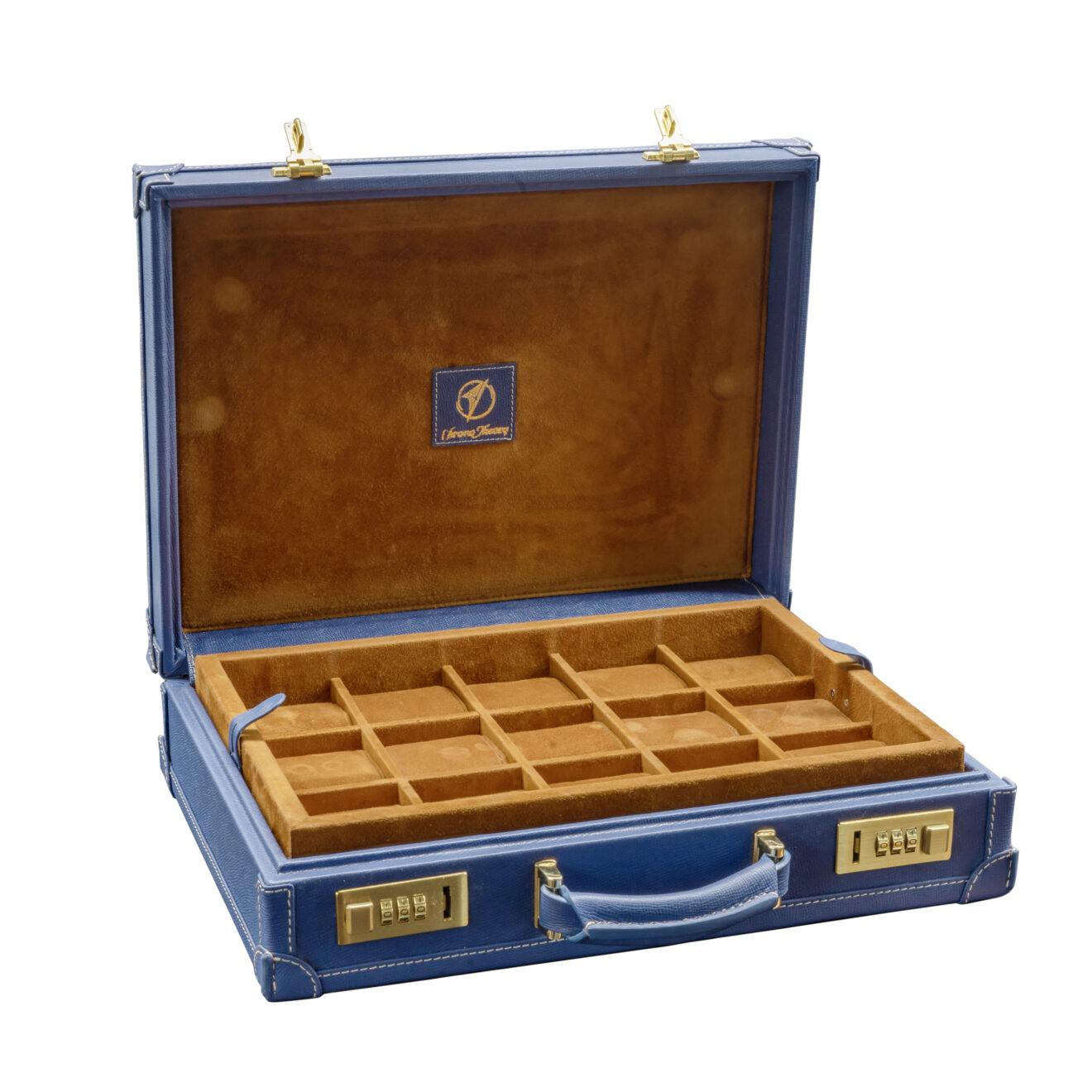 BOSPHORUS LEATHER WATCH CASE 15 SCRIPTO PATINA LIGHT TAN Chrono