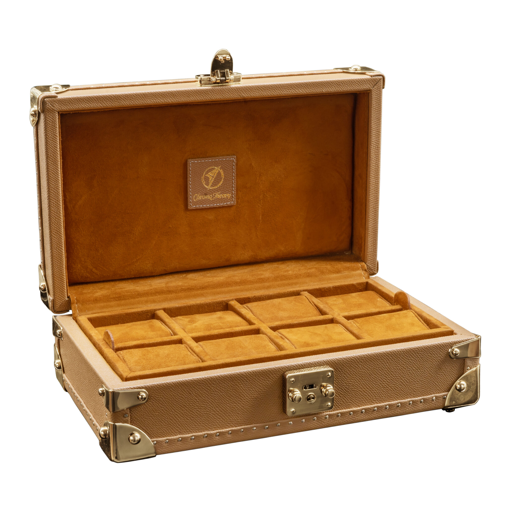 BOSPHORUS LEATHER WATCH CASE 8 SAFFIANO CAMEL Chrono Theory クロノセオリー