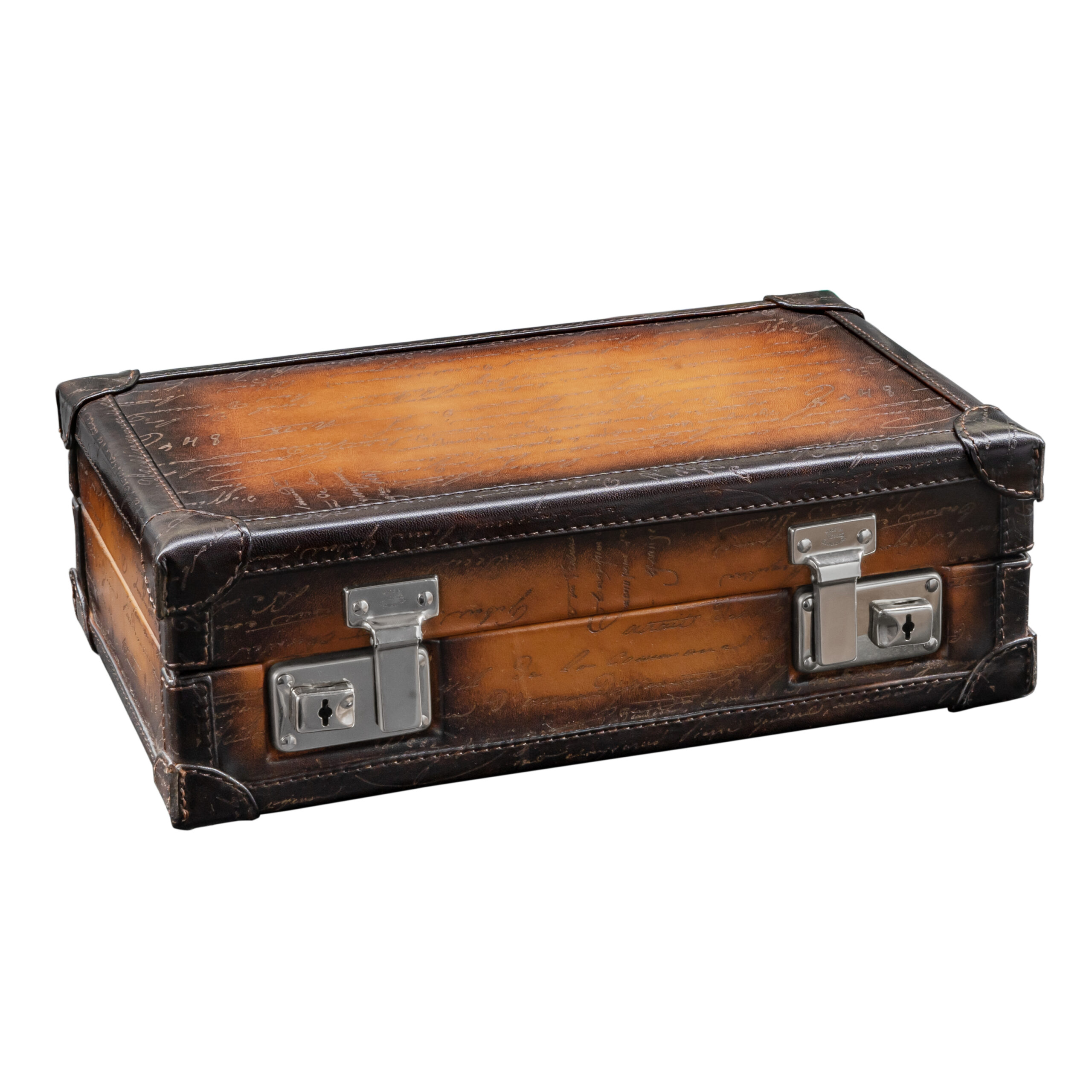 BOSPHORUS LEATHER WATCH CASE SCRIPTO PATINA LIGHT TAN LOCK