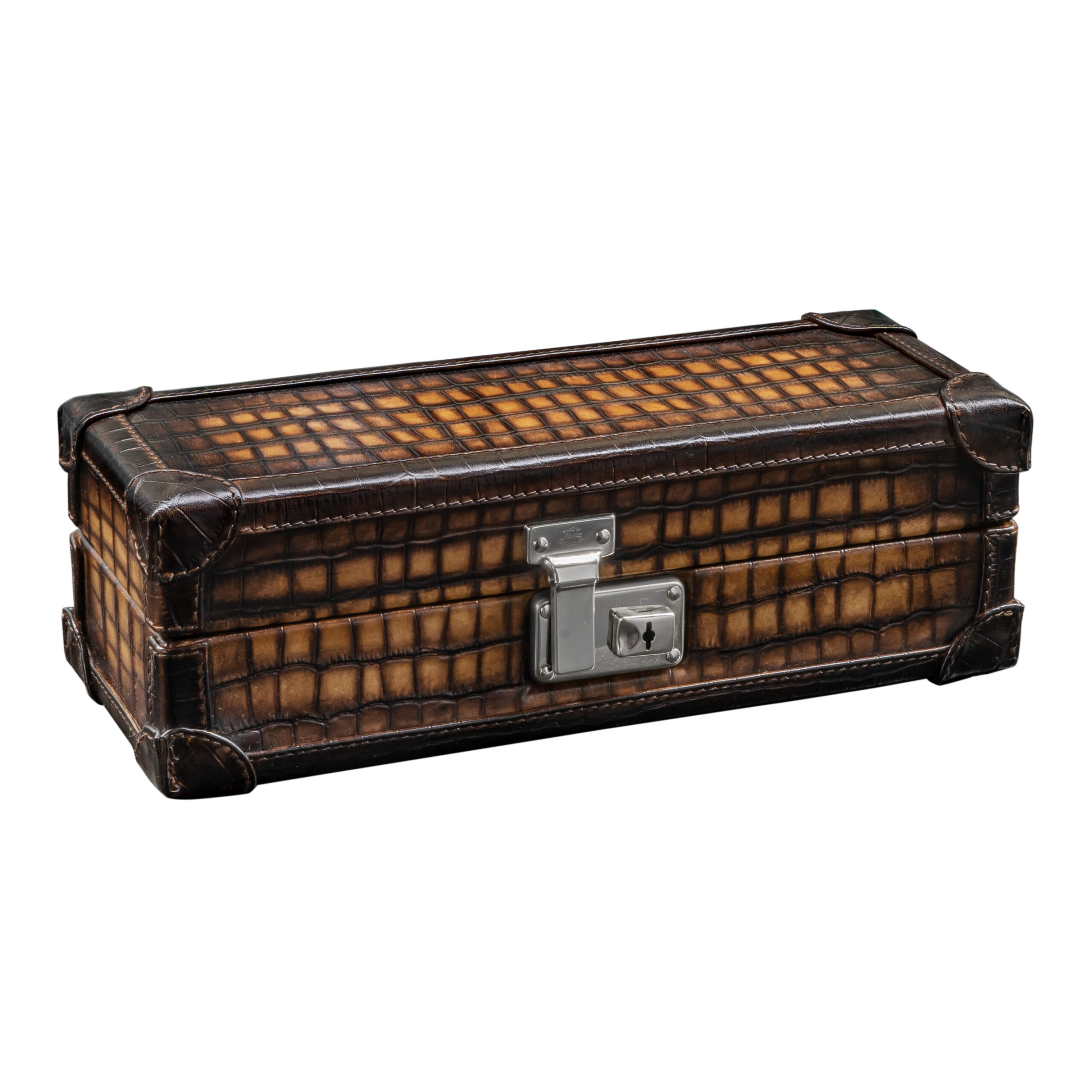BOSPHORUS LEATHER WATCH CASE 4 CP PATINA BROWN – Chrono Theory 
