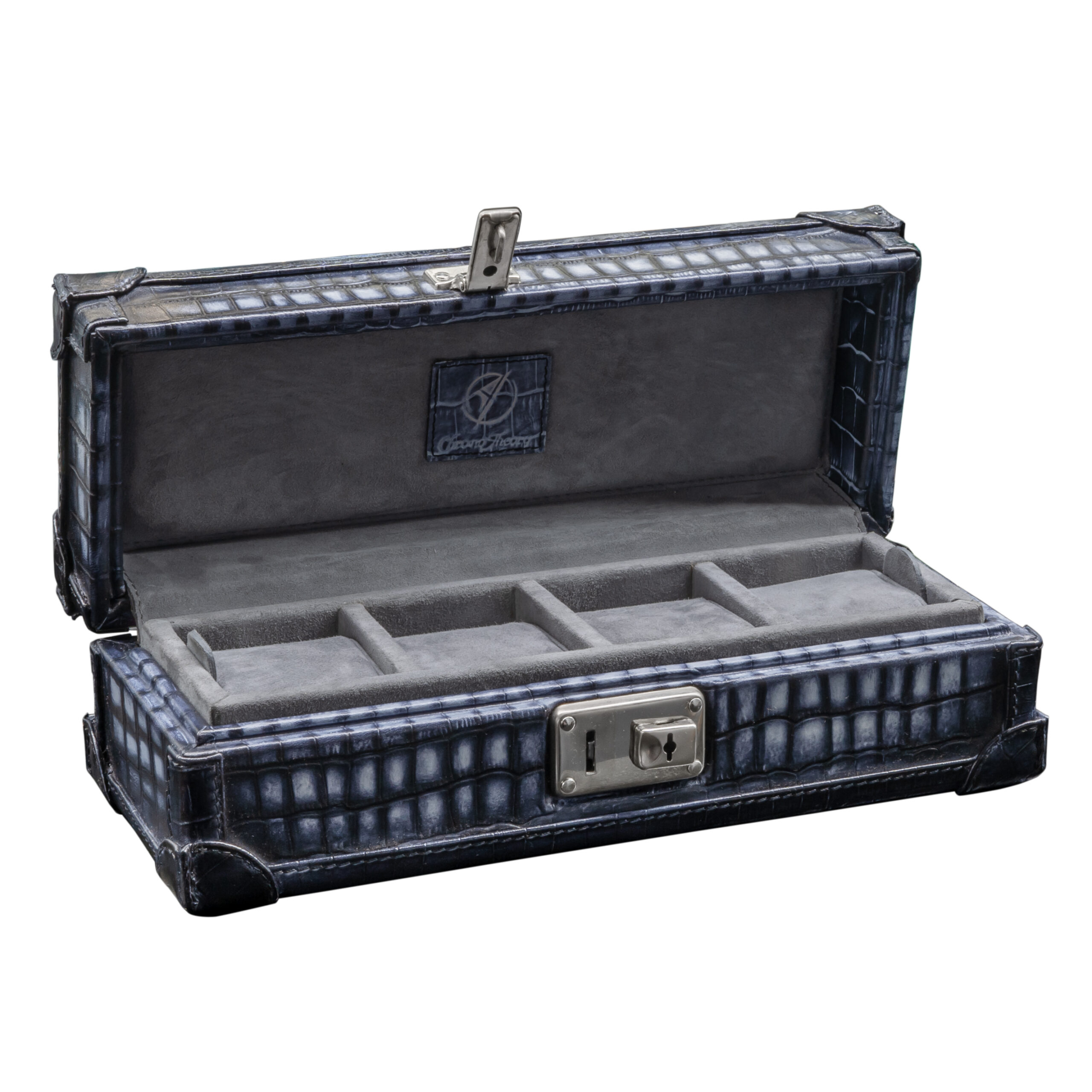 BOSPHORUS LEATHER WATCH CASE 4 CP PATINA GREY – Chrono Theory 