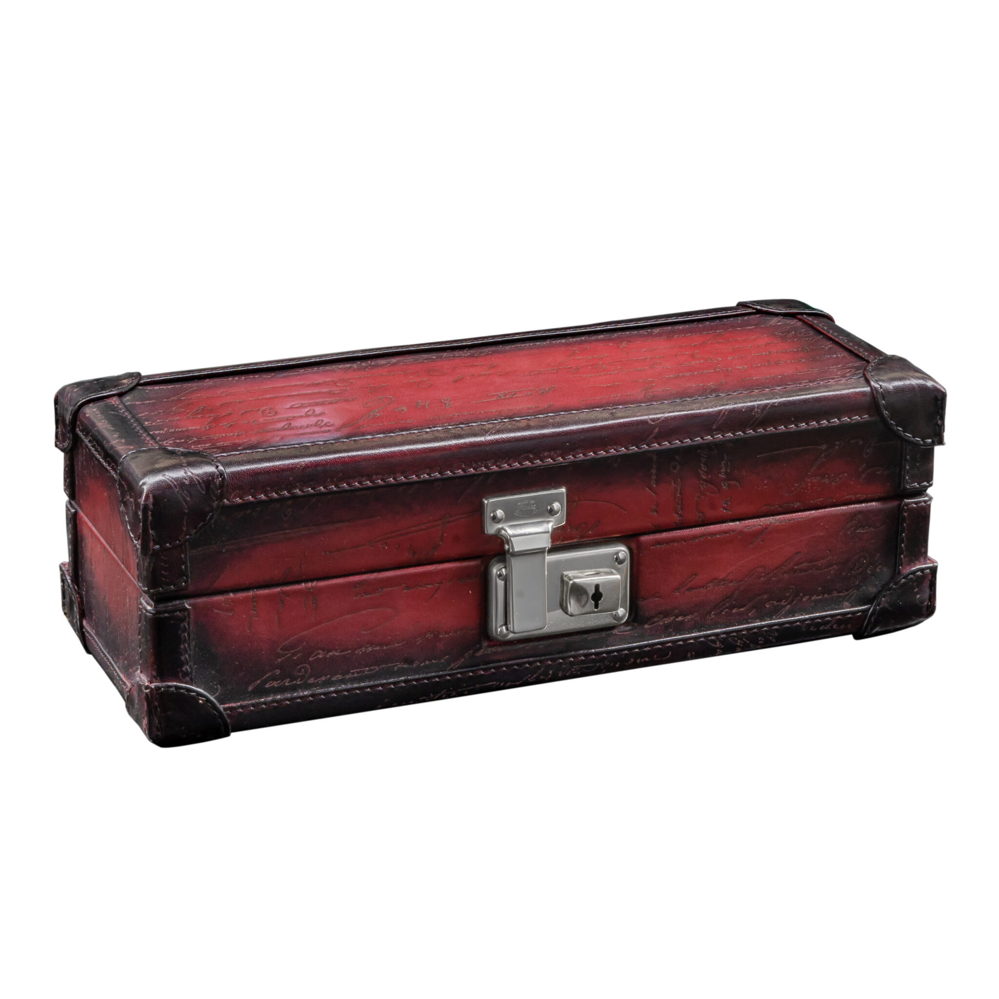 BOSPHORUS LEATHER WATCH CASE 4 SAFFIANO OLIVE GREEN Chrono Theory