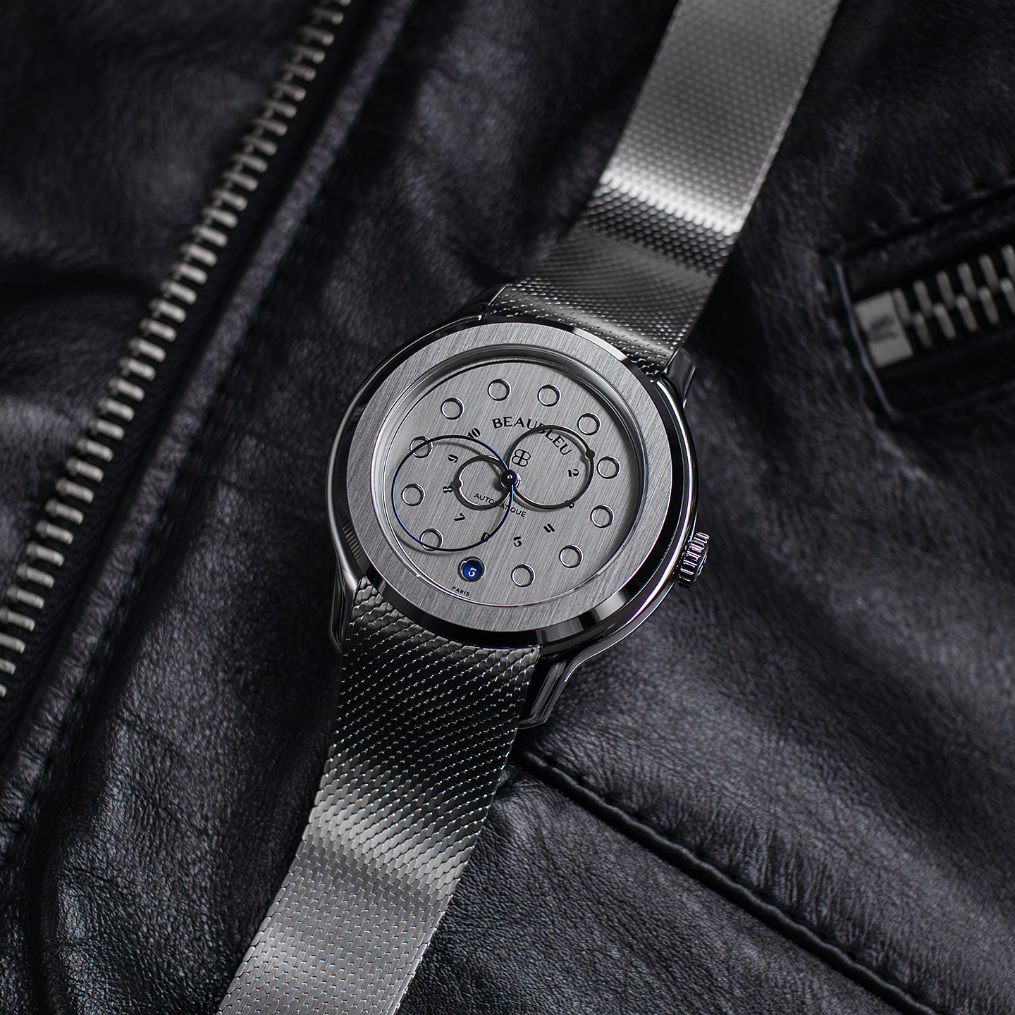 BEAUBLEU VITRUVE DATE STEEL – Chrono Theory – クロノセオリー