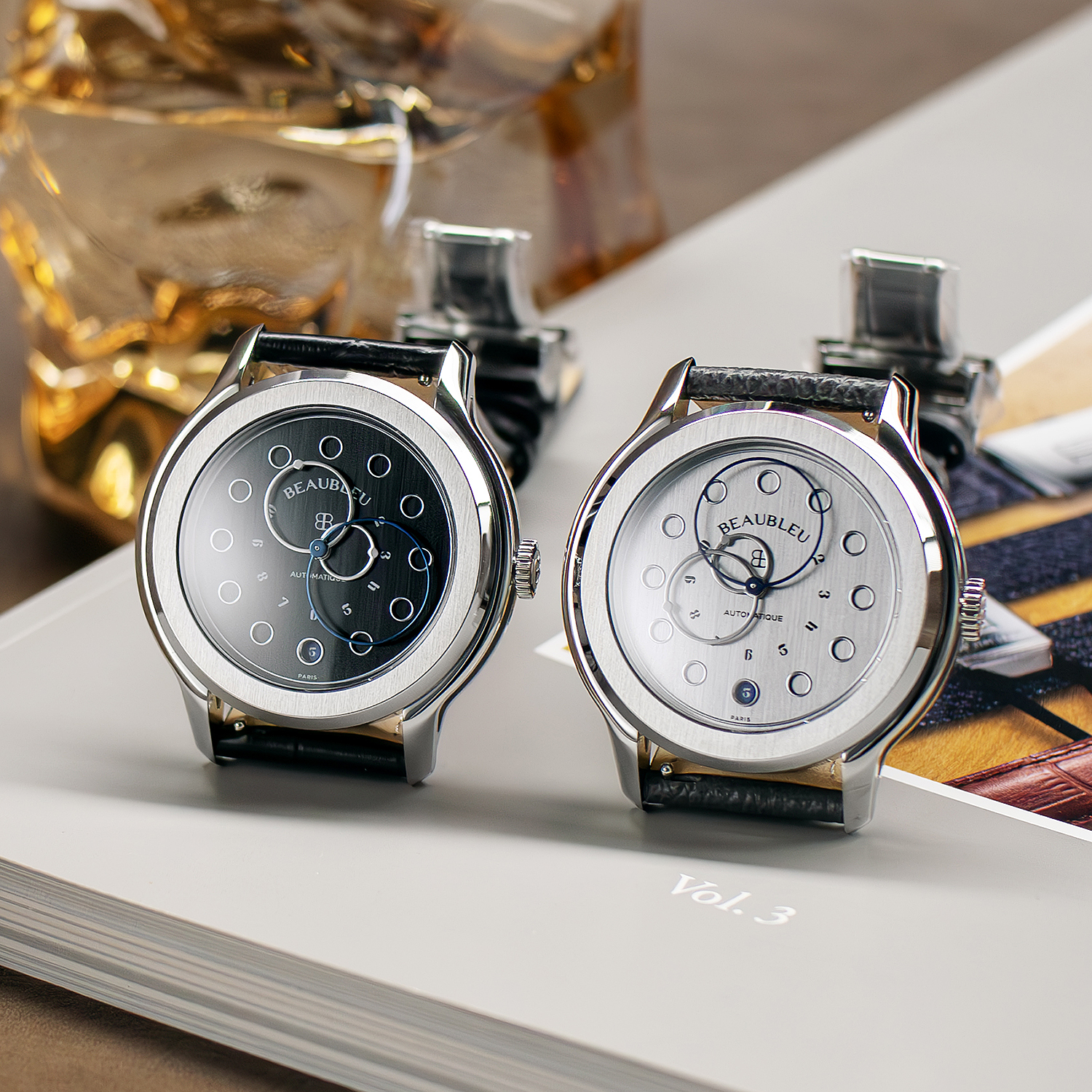 BEAUBLEU VITRUVE DATE BLACK – Chrono Theory – クロノセオリー