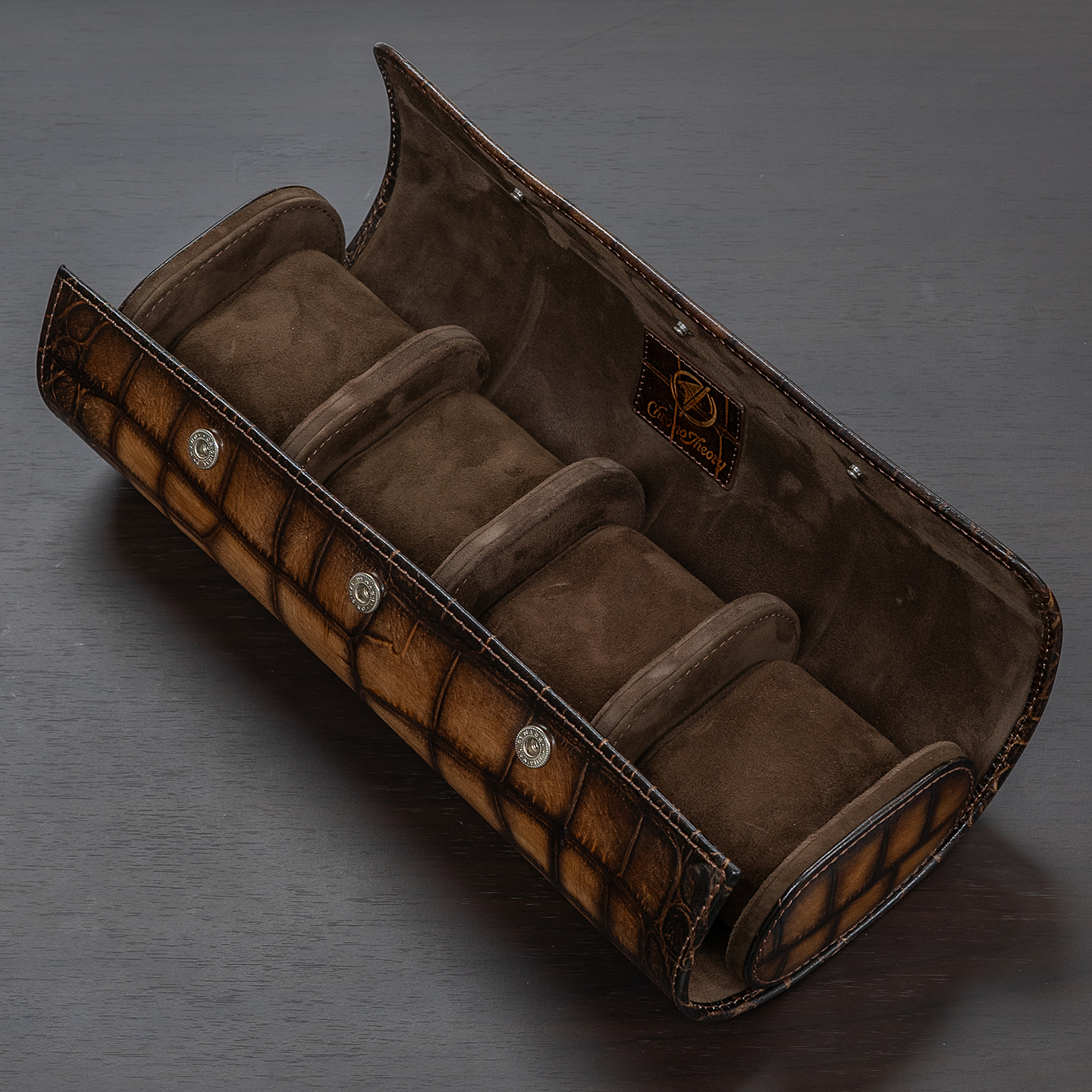 BOSPHORUS LEATHER WATCH ROLL GALATA CP PATINA