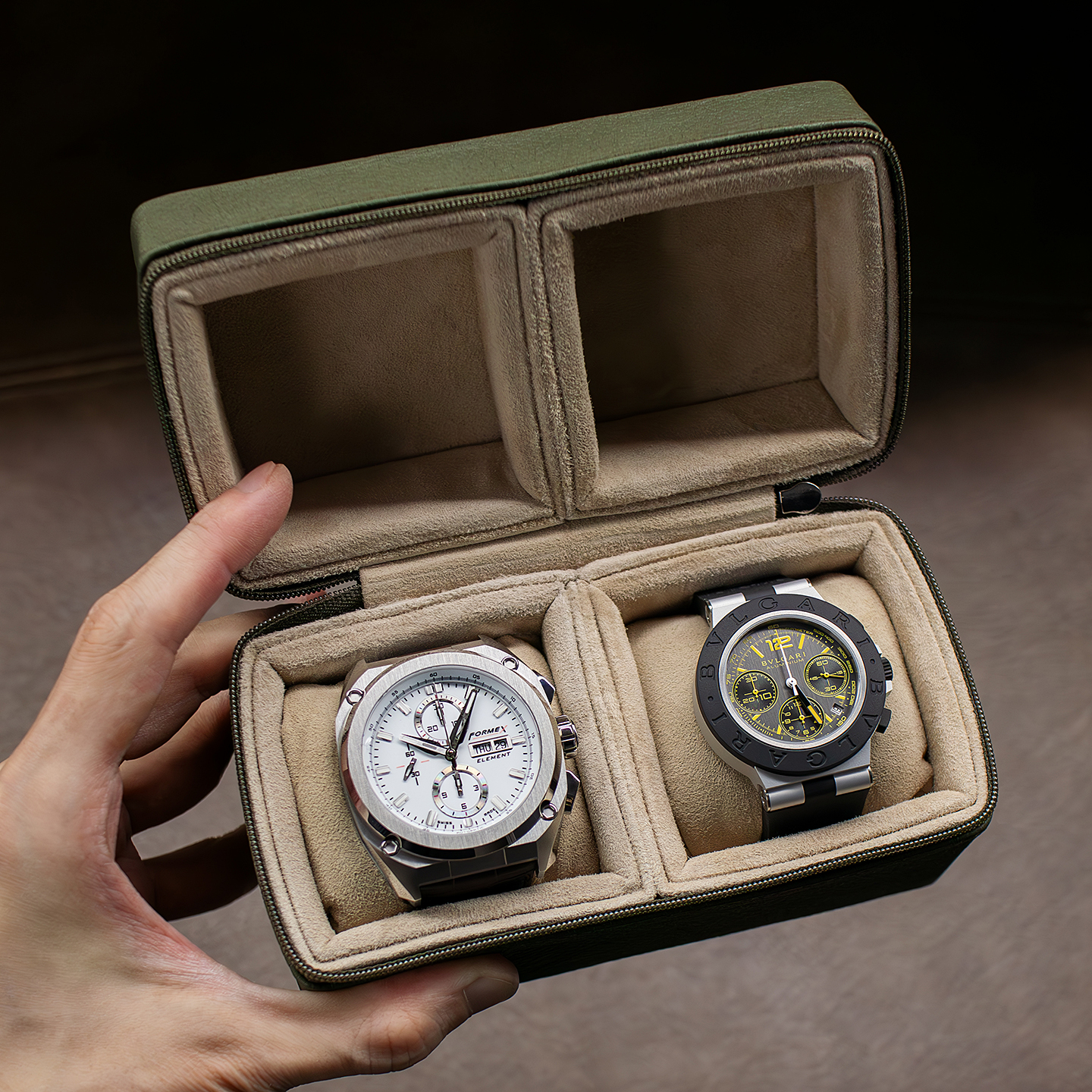 ChronoTheory × BOSPHORUS LEATHER WATCH CUBE 2 （WATCHCUBE LOGO 