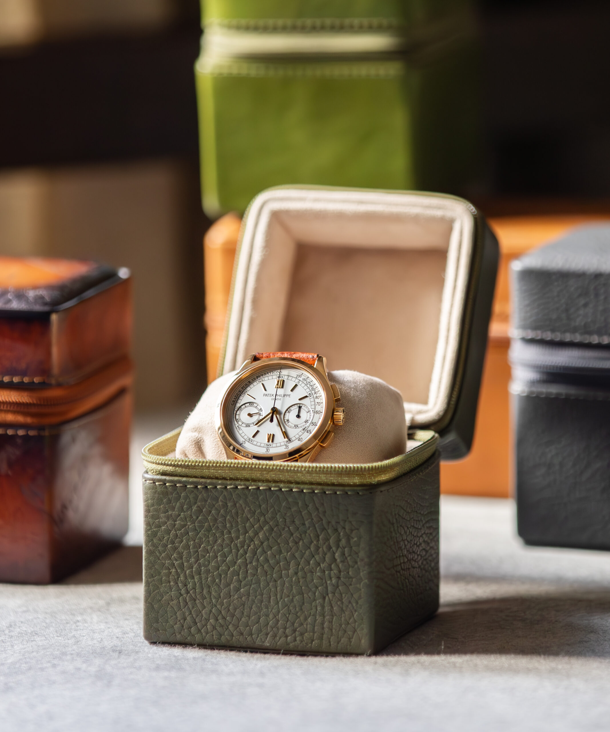 定価5.5万 クロノセオリー 時計 ケース Bosphorus Leather - 時計